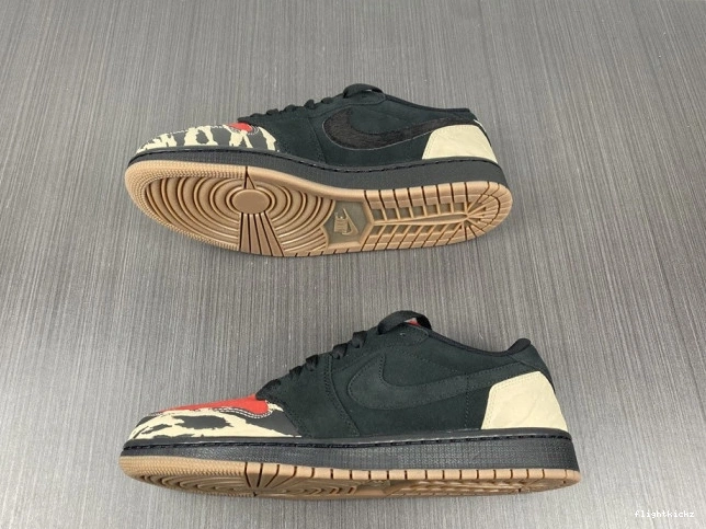 Carnivore Low 1 DN3400-001 x Air Jordan SoleFly 1102